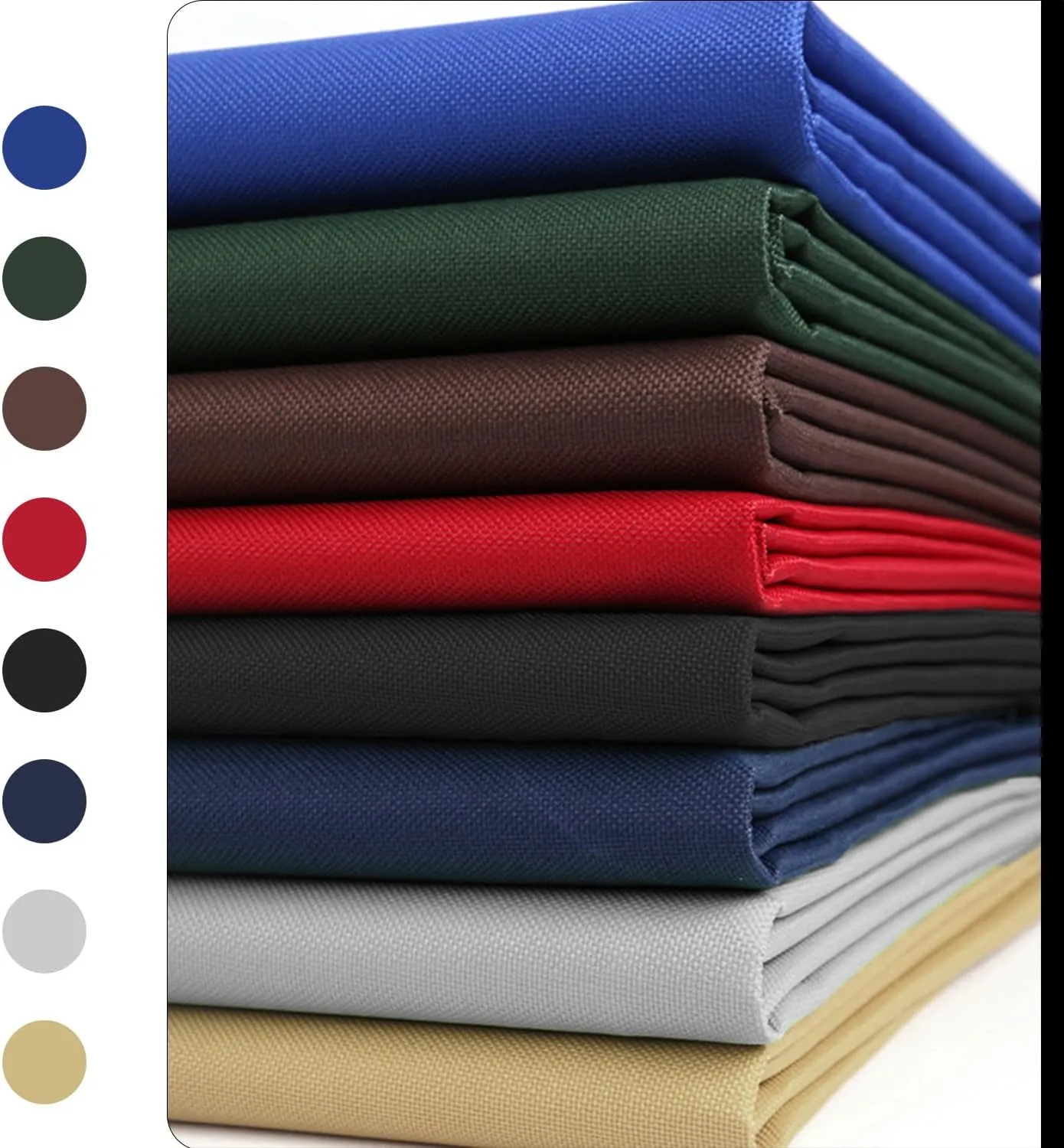 Waterproof Canvas Fabric by The Yard 58inch 600D Upholstery Material Cordura Polyester Fabric Outdoor Water Resistant Fabric for Sewing Chair Patio Cushion Purse Bag Interior, 1 Yard Army Green