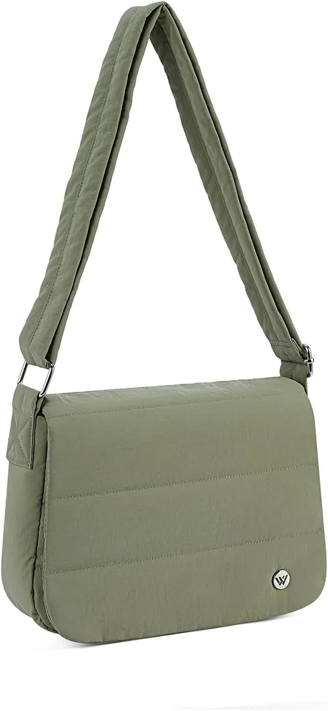 WESTBRONCO Small Crossbody Bags for Women Nylon with Adjustable Strap, Mini Crossbody Purse, Shoulder Bag Traveling Workout