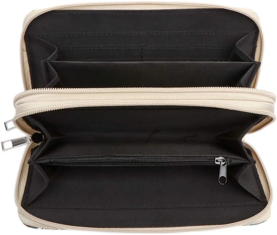 Western Style Spring Butterfly Flower Purse Women Country Handbag Rhinestone Stud Shoulder Bag Wallet Set