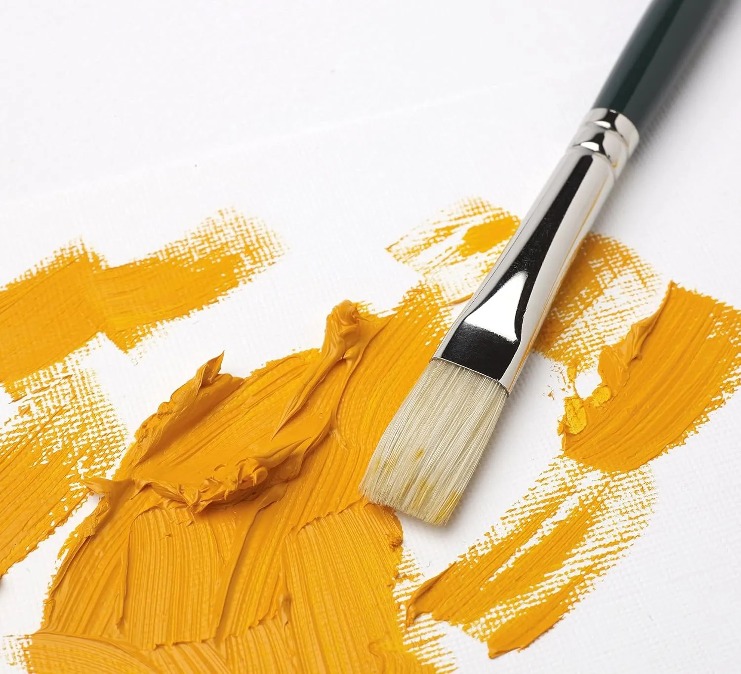 Winsor & Newton Winton Oil Brush, Long Handle, 5 pack