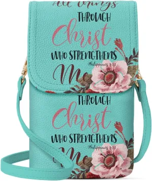 WIRESTER Small Crossbody Cell Phone Bag, Cute Shoulder Bag, Fashionable Bag for Walking, Traveling, Shopping, Working