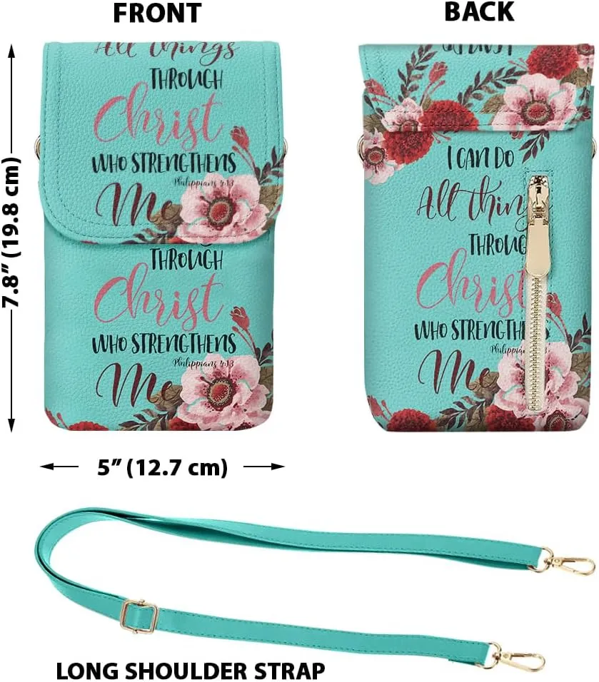 WIRESTER Small Crossbody Cell Phone Bag, Cute Shoulder Bag, Fashionable Bag for Walking, Traveling, Shopping, Working