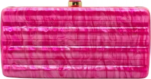 Women Acrylic Clutch Purse Marbled Evening Shoulder Bag for Wedding Cocktail Party Prom