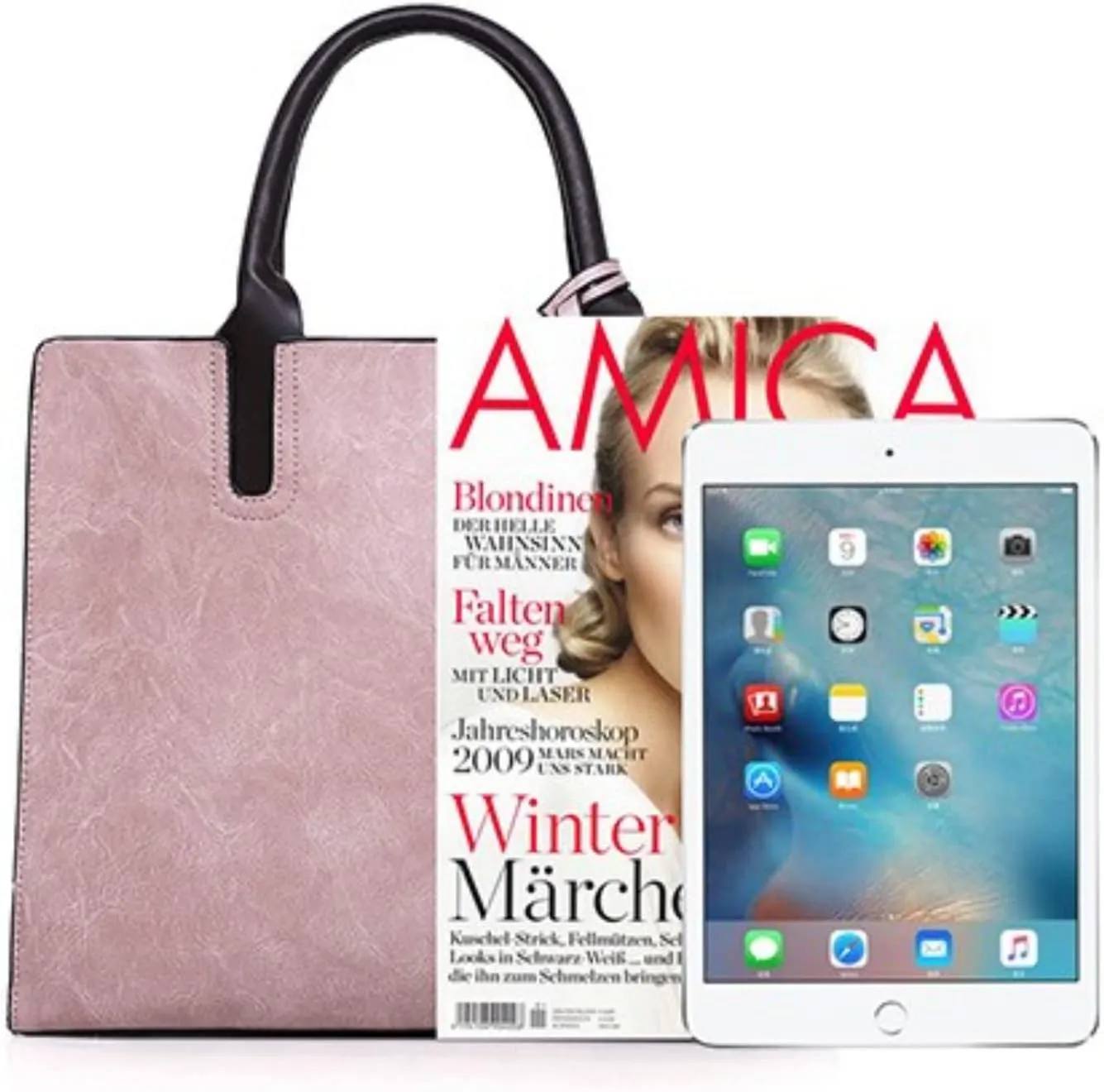 Women Fashion Handbags Wallet Tote Bag 3pcs Shoulder Bag Top Handle Satchel Purse Set