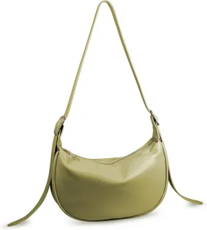 Women Hobo Shoulder Bag Crossbody Sling Crescent Bag Hangbag PU Leather with Adjustable Strap for Daily Work,Shopping,Travel