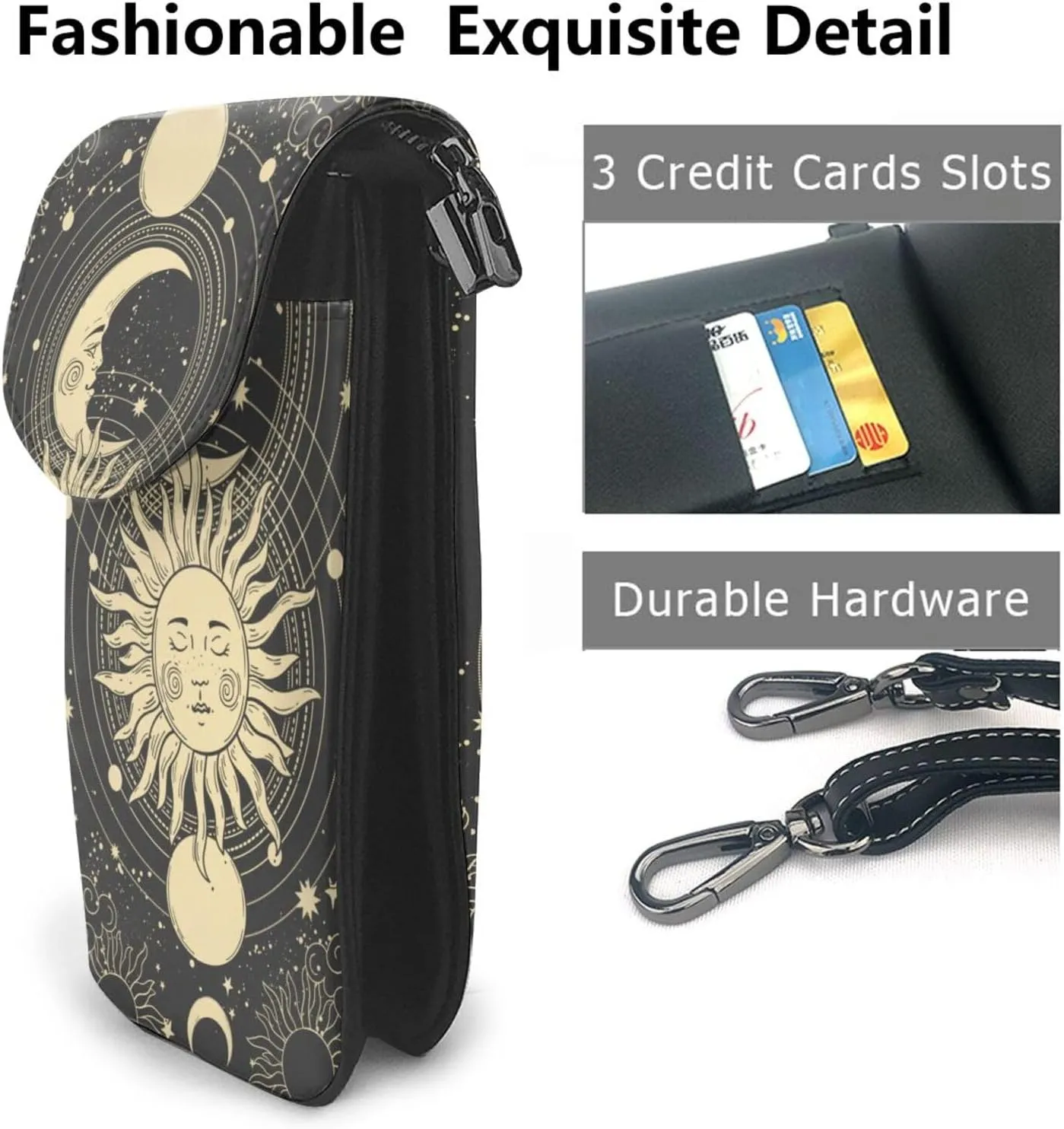 Women Small Crossbody Cell Phone Purse with Shoulder Strap for Travel Shopping
