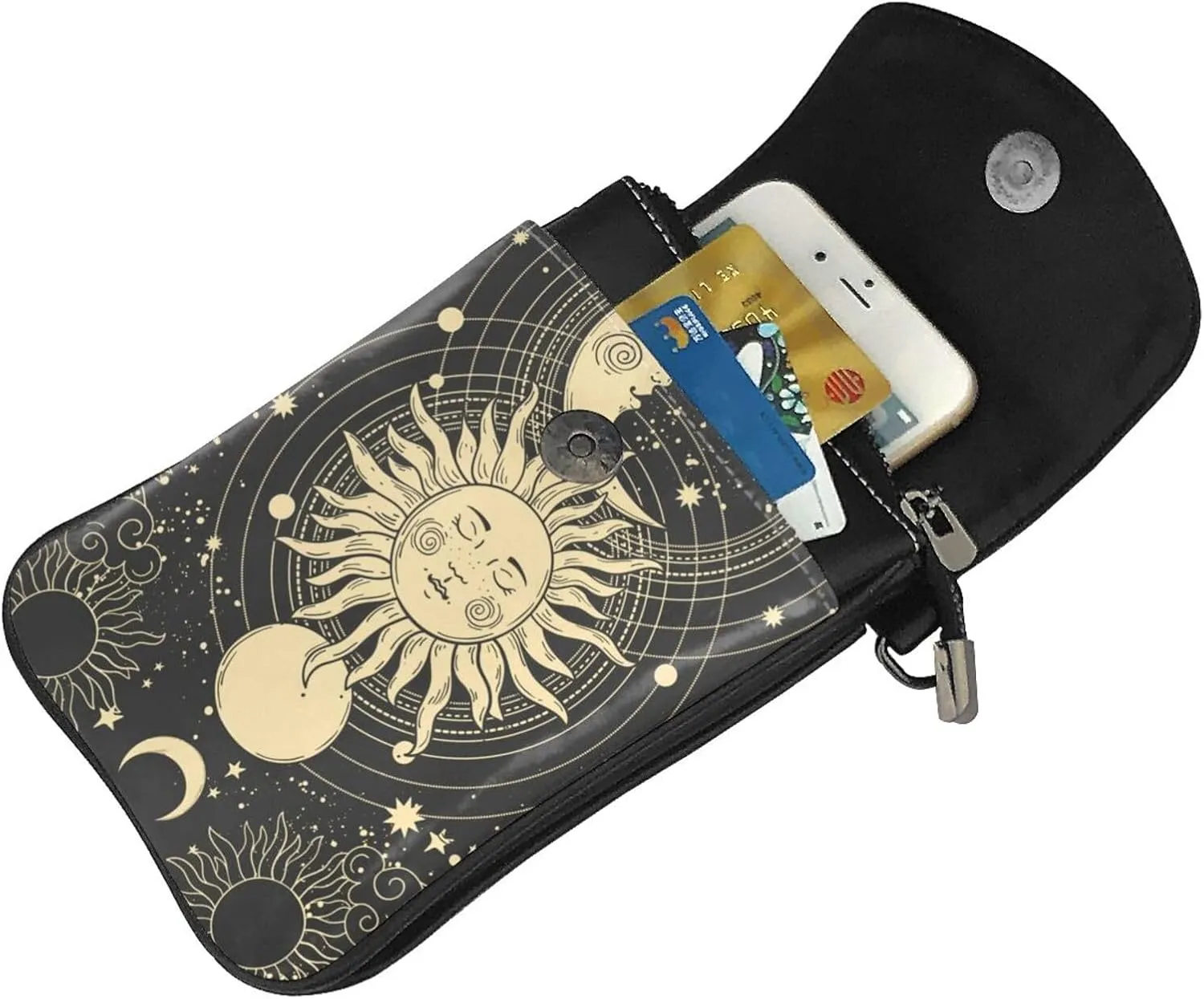 Women Small Crossbody Cell Phone Purse with Shoulder Strap for Travel Shopping