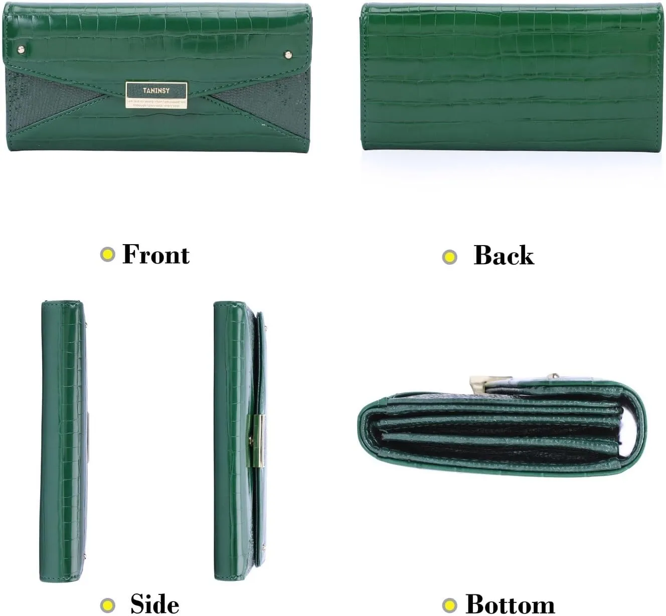 Women Wallet Large, Bifold Wallets for Women, PU Leather, Animal Print, Card Slots and Coin Compartments