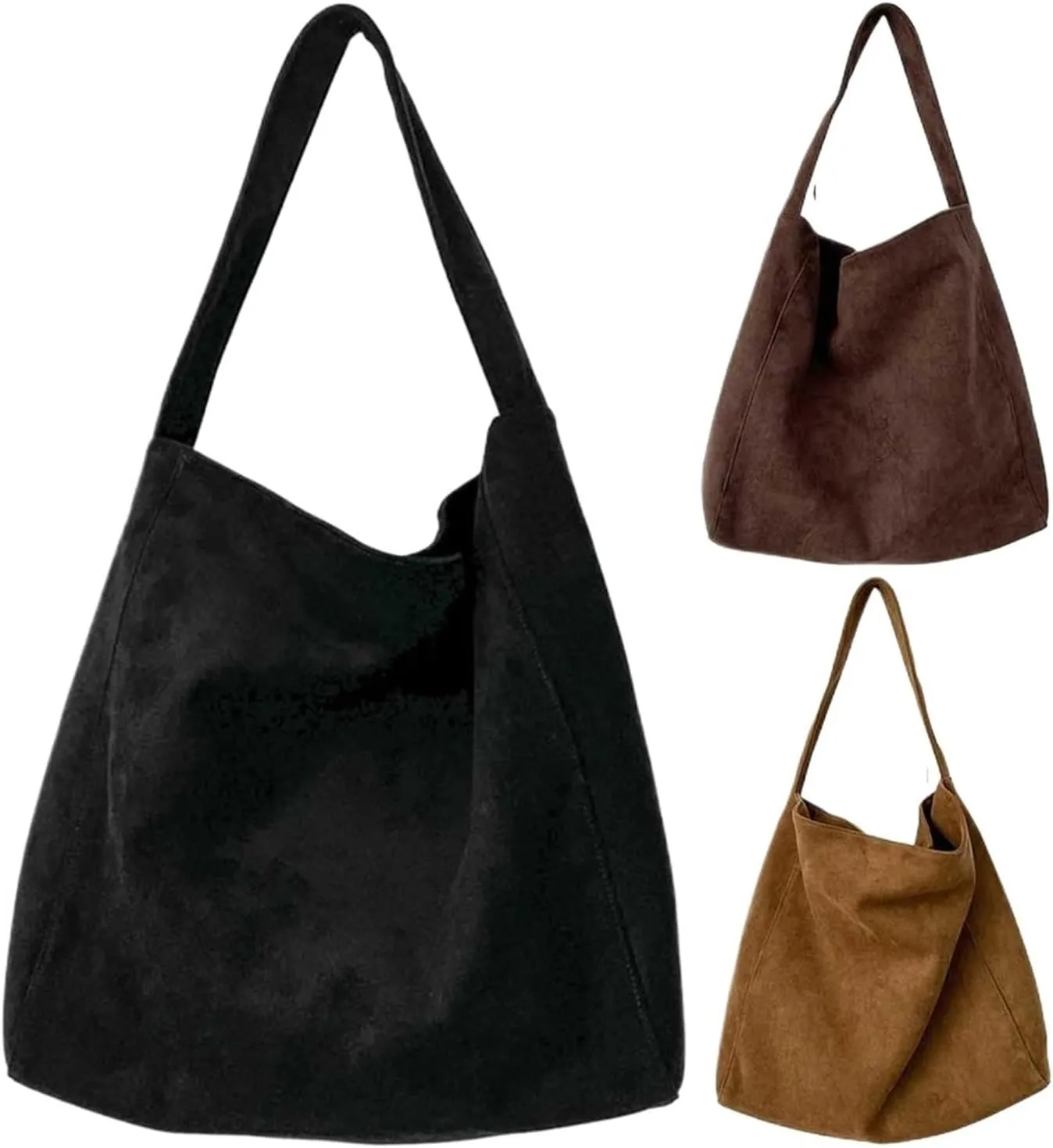 Women Work Tote Bag Stylish Tweed Fabric Casual Handbag Fashion Retro Classic Purse for Daily