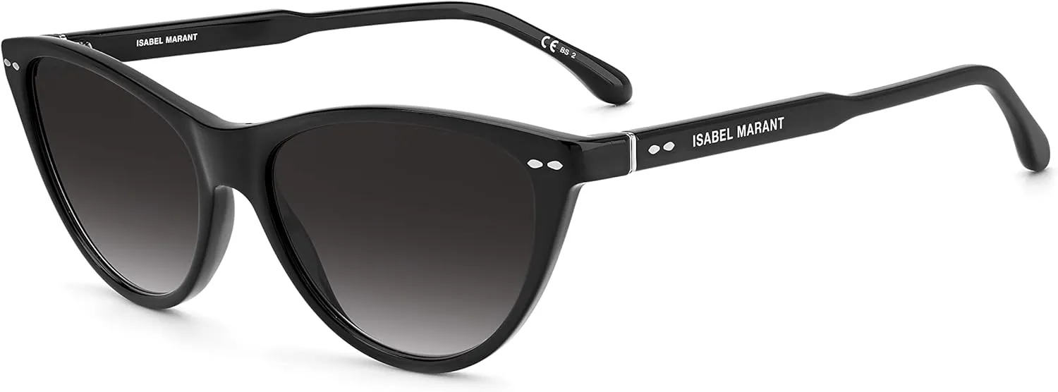 Women's Cat Eye Sunglasses, Black, One Size