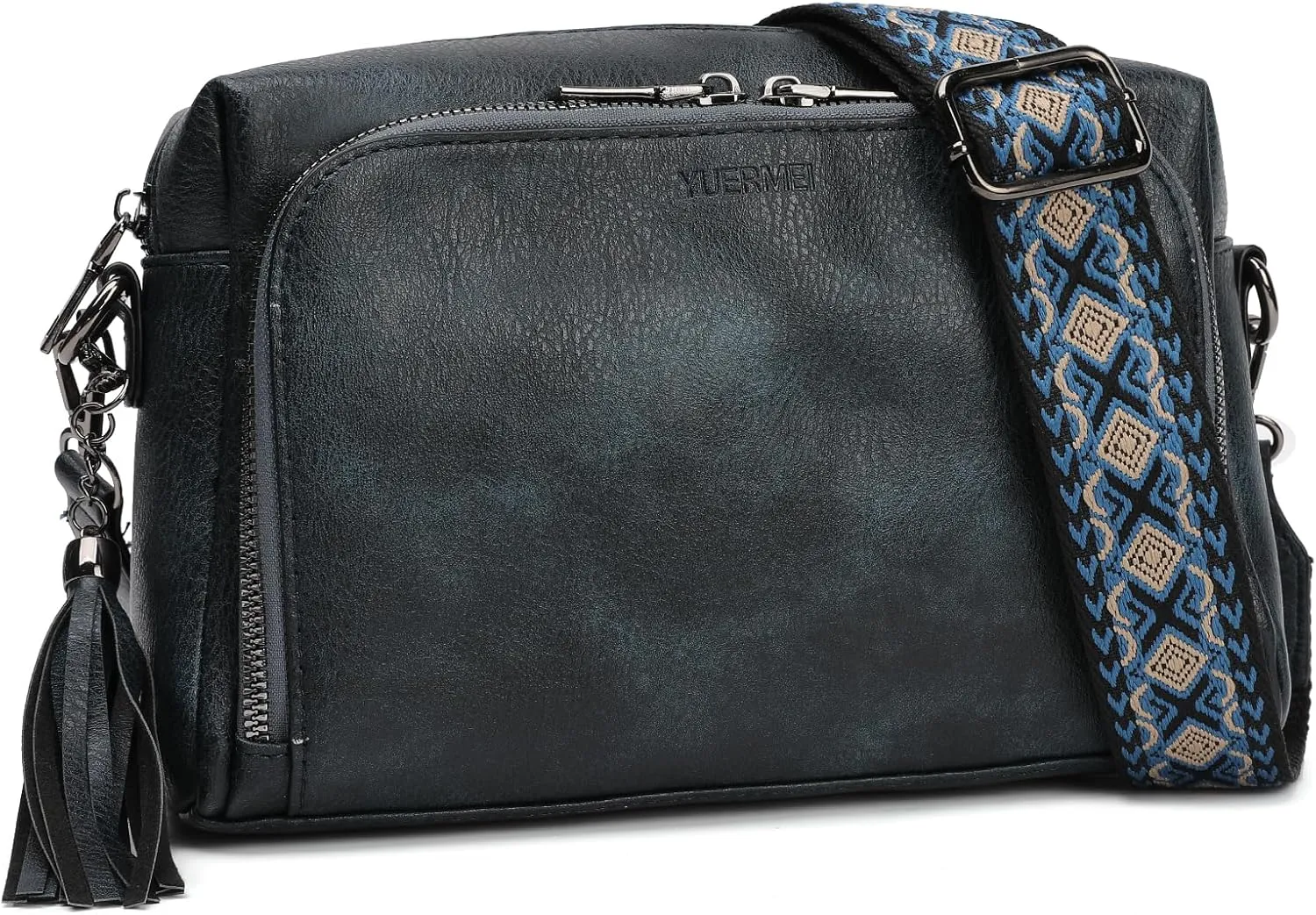 Womens Crossbody Purses,Vegan Leather Medium Cross Body Purses Bag for women,Crossbody Messenger Bag Built in Wallet