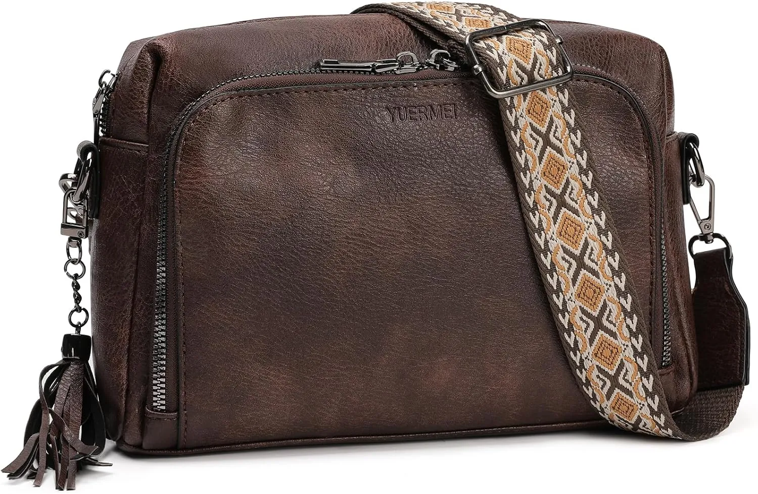 Womens Crossbody Purses,Vegan Leather Medium Cross Body Purses Bag for women,Crossbody Messenger Bag Built in Wallet