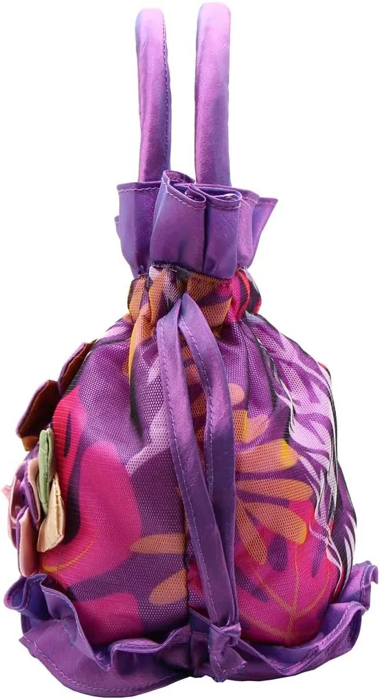 Womens Ladies Handbag Drawstring Bucket Bag Coin Purses Key Bags Cash Money Phone Pouches