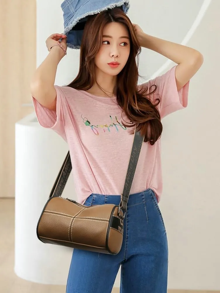 Women's Soft PU Leather Shoulder Crossbody Bag Pillow Purse Satchel Handbag Fashion Small Totes