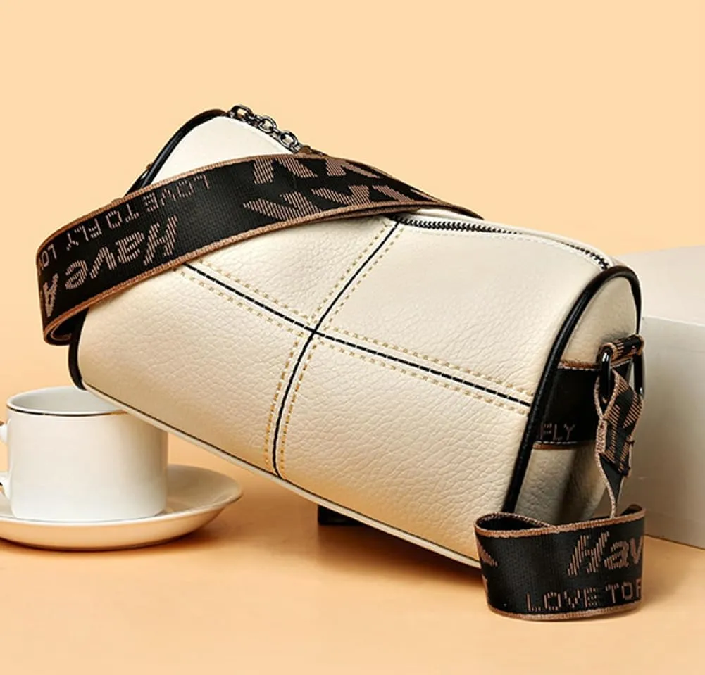 Women's Soft PU Leather Shoulder Crossbody Bag Pillow Purse Satchel Handbag Fashion Small Totes