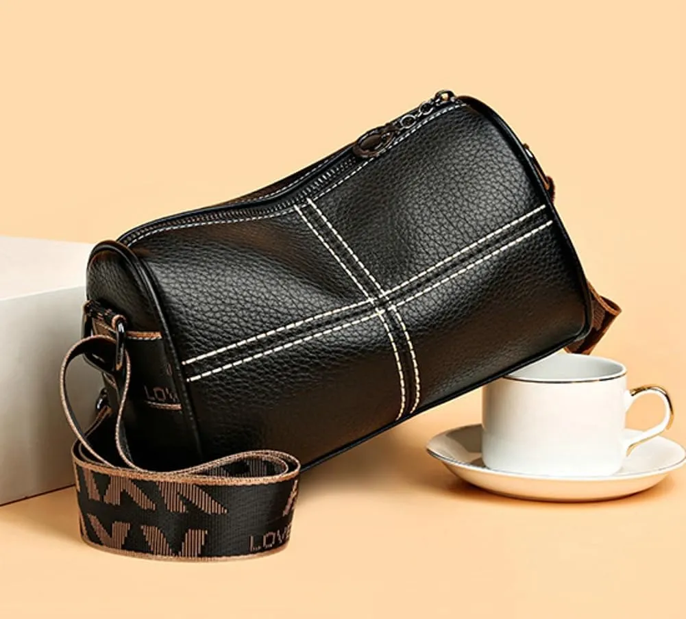 Women's Soft PU Leather Shoulder Crossbody Bag Pillow Purse Satchel Handbag Fashion Small Totes