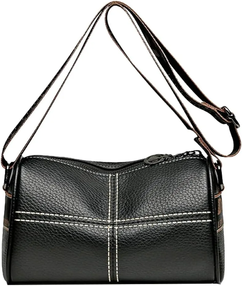 Women's Soft PU Leather Shoulder Crossbody Bag Pillow Purse Satchel Handbag Fashion Small Totes