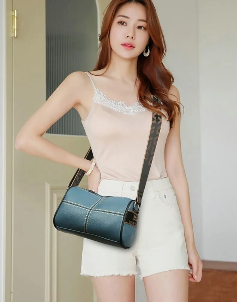 Women's Soft PU Leather Shoulder Crossbody Bag Pillow Purse Satchel Handbag Fashion Small Totes