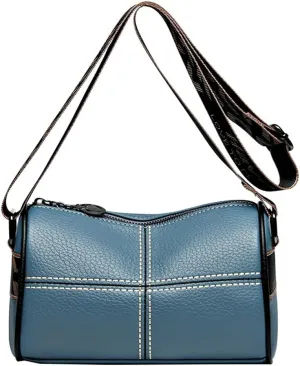Women's Soft PU Leather Shoulder Crossbody Bag Pillow Purse Satchel Handbag Fashion Small Totes