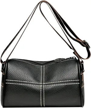 Women's Soft PU Leather Shoulder Crossbody Bag Pillow Purse Satchel Handbag Fashion Small Totes
