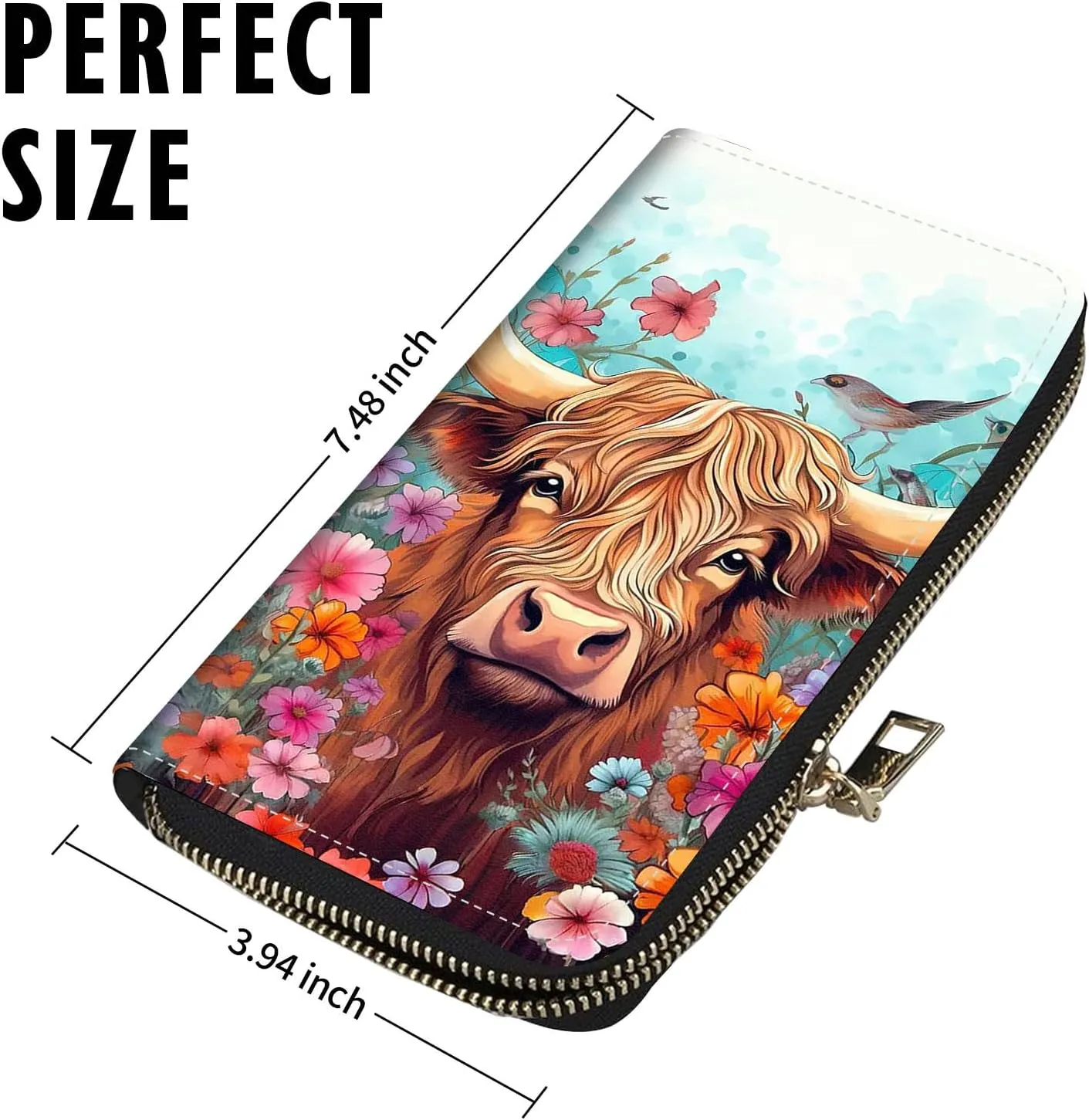 Womens Wallet Large Capacity Clutch Purse for Women Men, PU Leather RFID Blocking Purse Credit Card Clutch