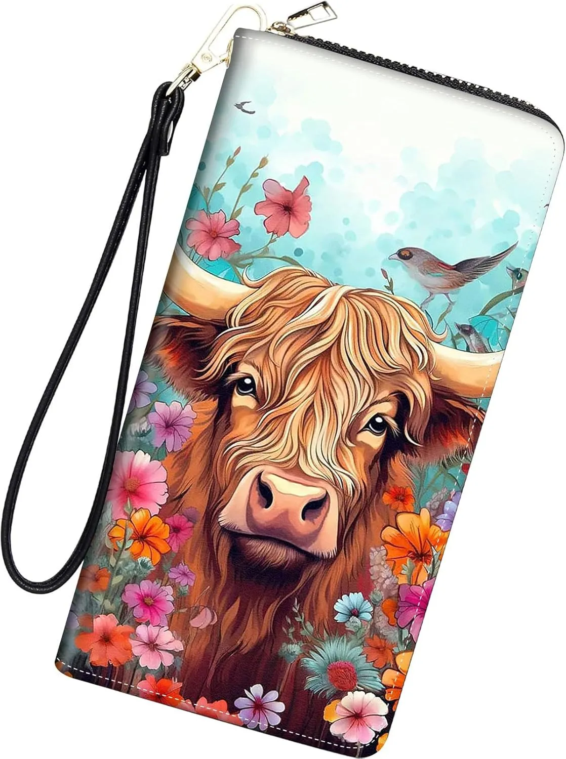 Womens Wallet Large Capacity Clutch Purse for Women Men, PU Leather RFID Blocking Purse Credit Card Clutch