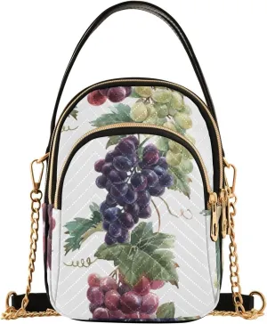 Women's Wave Cross Body Chest Bag, 52 inch Gold Chain Shoulder Handbag Purse