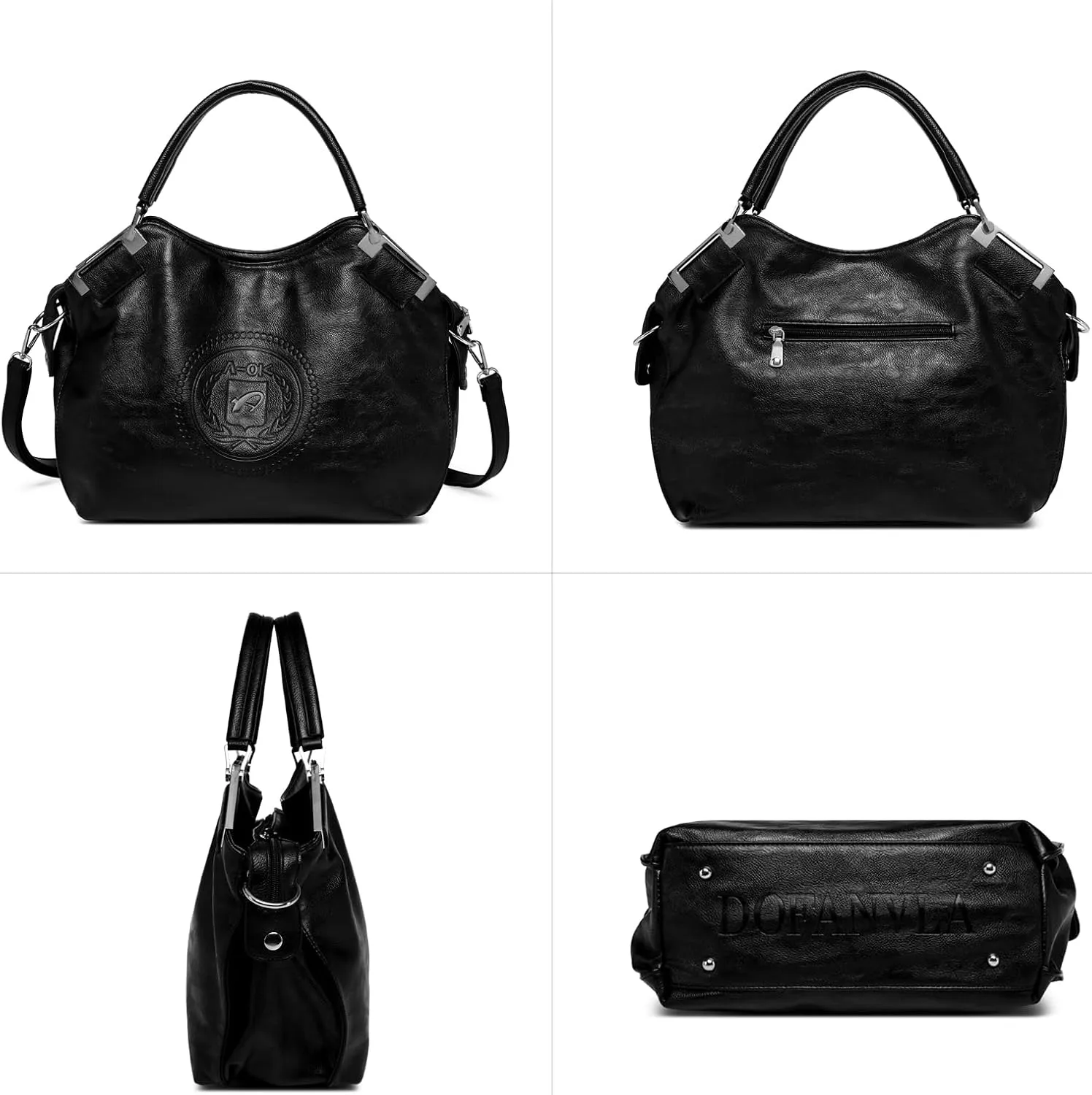 Women's work handbag, crossbody leather bag, women's fashion shoulder bag, artificial leather shopping bag