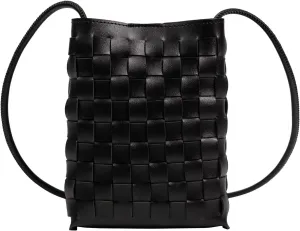 Woven Small Crossbody Bags Cell Phone Purse for Women Teen Girls Small Shoulder Phone Bag