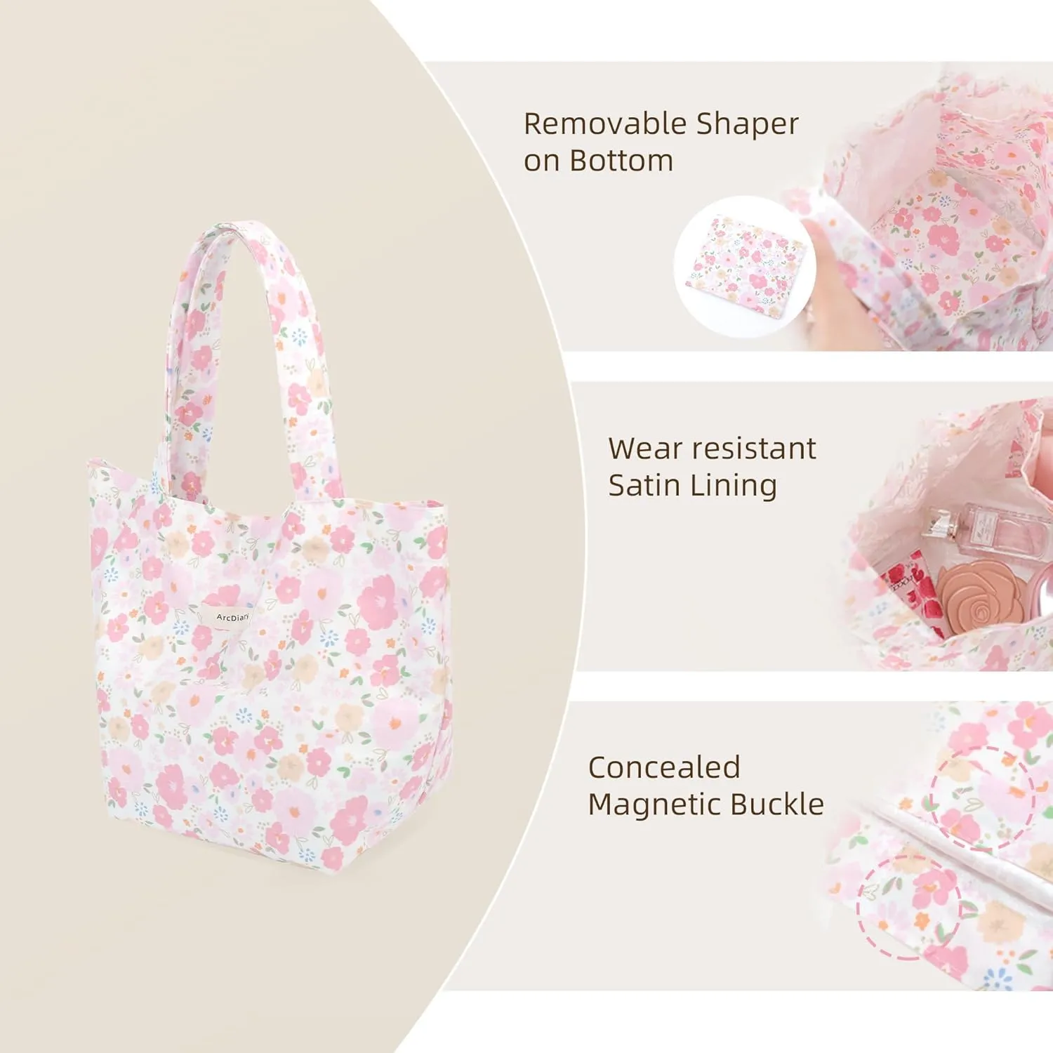 Wrist Bags for Women, Clutch Top Handle Bag, Soft, Portable Small Tote Purse Handbag Pouch, Paired with Scrunchies