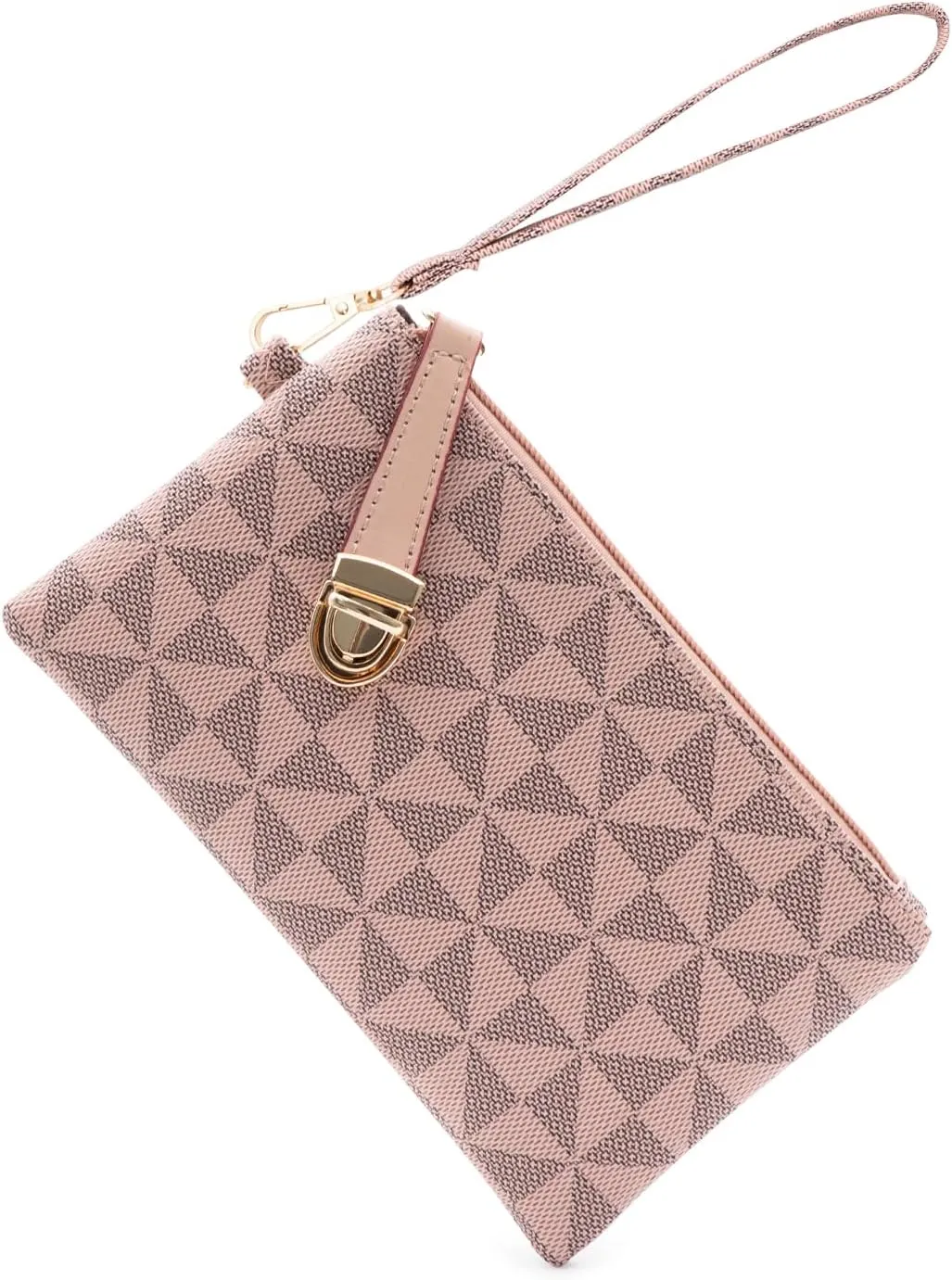 Wristlet Wallets for Women - Small Clutch Purse Leather Handbag with Wrist Strap Large Capacity for Cards/Keys/Phone