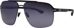 X Mercedes-Benz MB-14 02B Sunglasses Men's Black/Grey Gradient 61mm