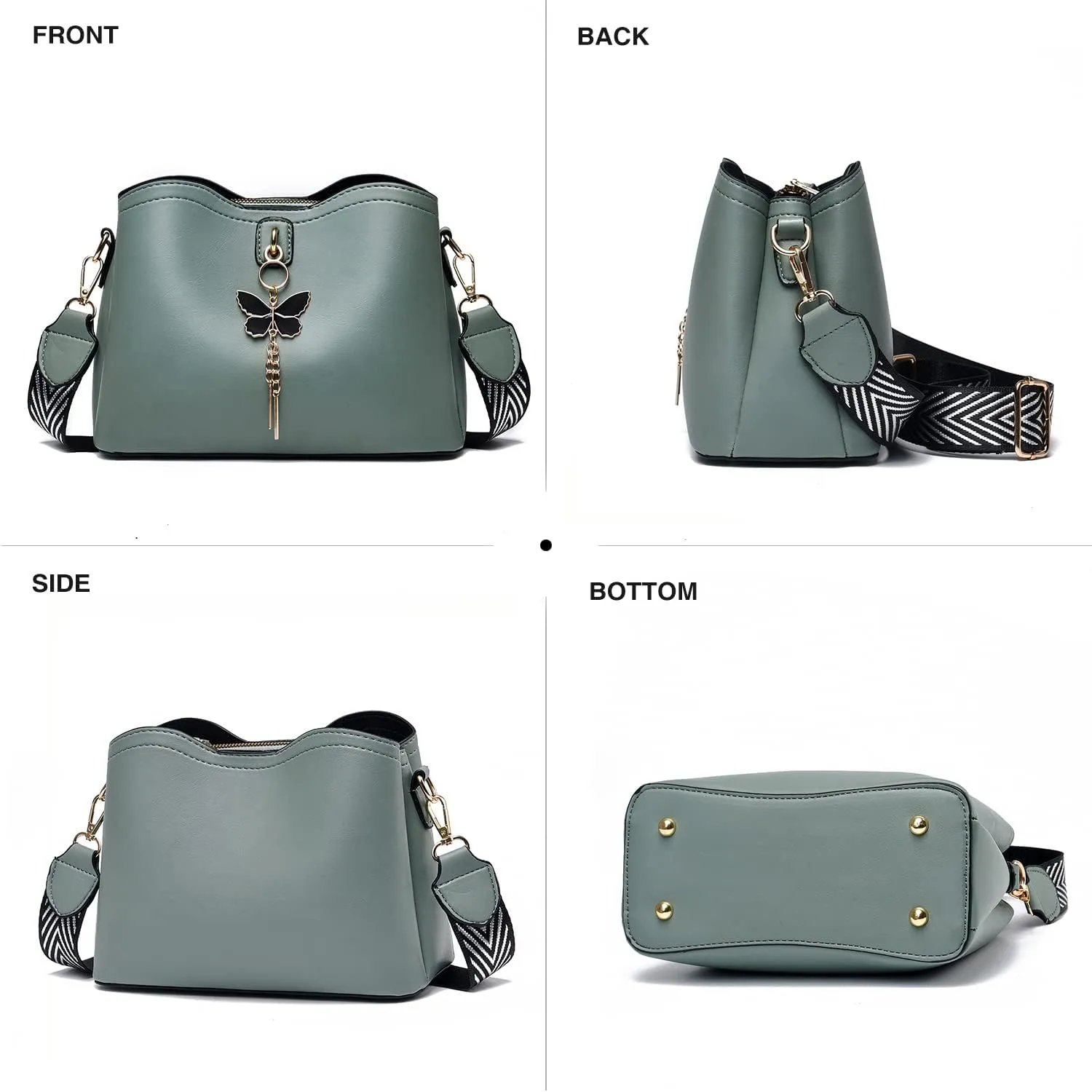 Xiaoyu Small Crossbody Bags for Women Fashion Purses for Teenage Girls Lightweight Handbags Shoulder Bag