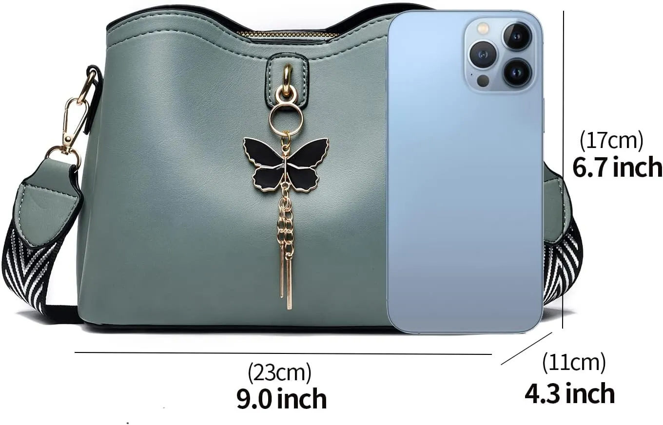Xiaoyu Small Crossbody Bags for Women Fashion Purses for Teenage Girls Lightweight Handbags Shoulder Bag