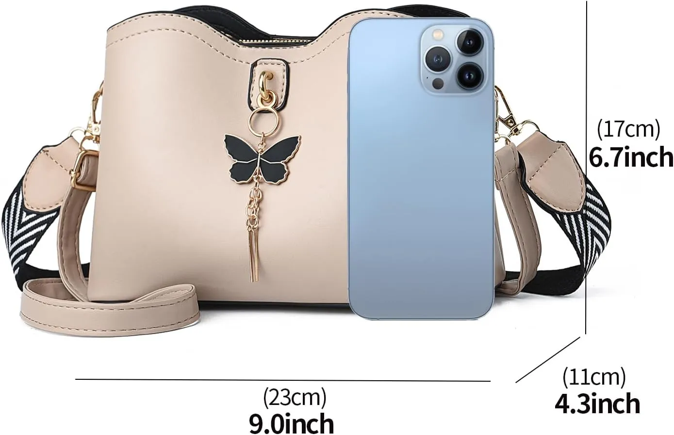 Xiaoyu Small Crossbody Bags for Women Fashion Purses for Teenage Girls Lightweight Handbags Shoulder Bag