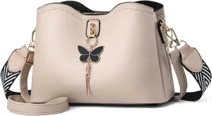 Xiaoyu Small Crossbody Bags for Women Fashion Purses for Teenage Girls Lightweight Handbags Shoulder Bag