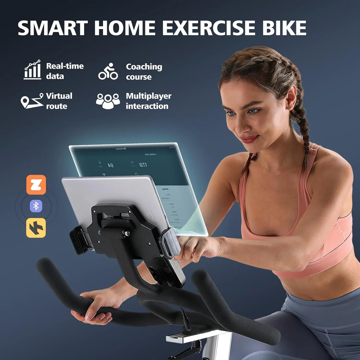 YOSUDA PRO Magnetic Exercise Bike 350 lbs Weight Capacity - Indoor Cycling Bike Stationary with Comfortable Seat Cushion, Silent Belt Drive