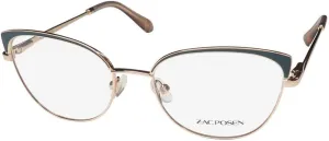 Zac Posen Dandridge Butterfly Lenses 70s/80s Vintage Look American Fasion Designer Eyeglass Frame/Eyewear [51-17-135, colbalt rose]