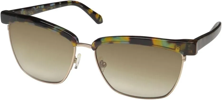 Zac Posen Lavette Oversized USA Designer 100% UV Rays Protection American Fashion Premium Acetate Lenses Sunglasses [57-15-140, tortoise]
