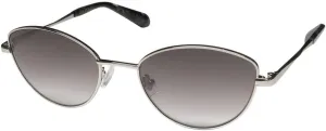 Zac Posen Lucille CatEye Shaped 100% UV/UVB/UVA Rays Protection Classic American Fashion Designer Sunglasses [52-19-140, silver]