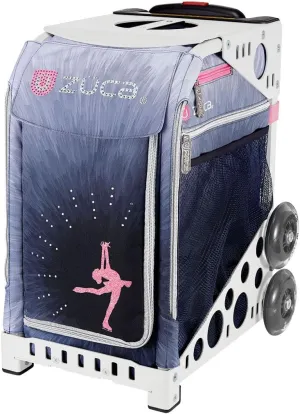 ZÜCA Sport Ice Dreamz Lux Rolling Bag with White Frame (flashing wheels)