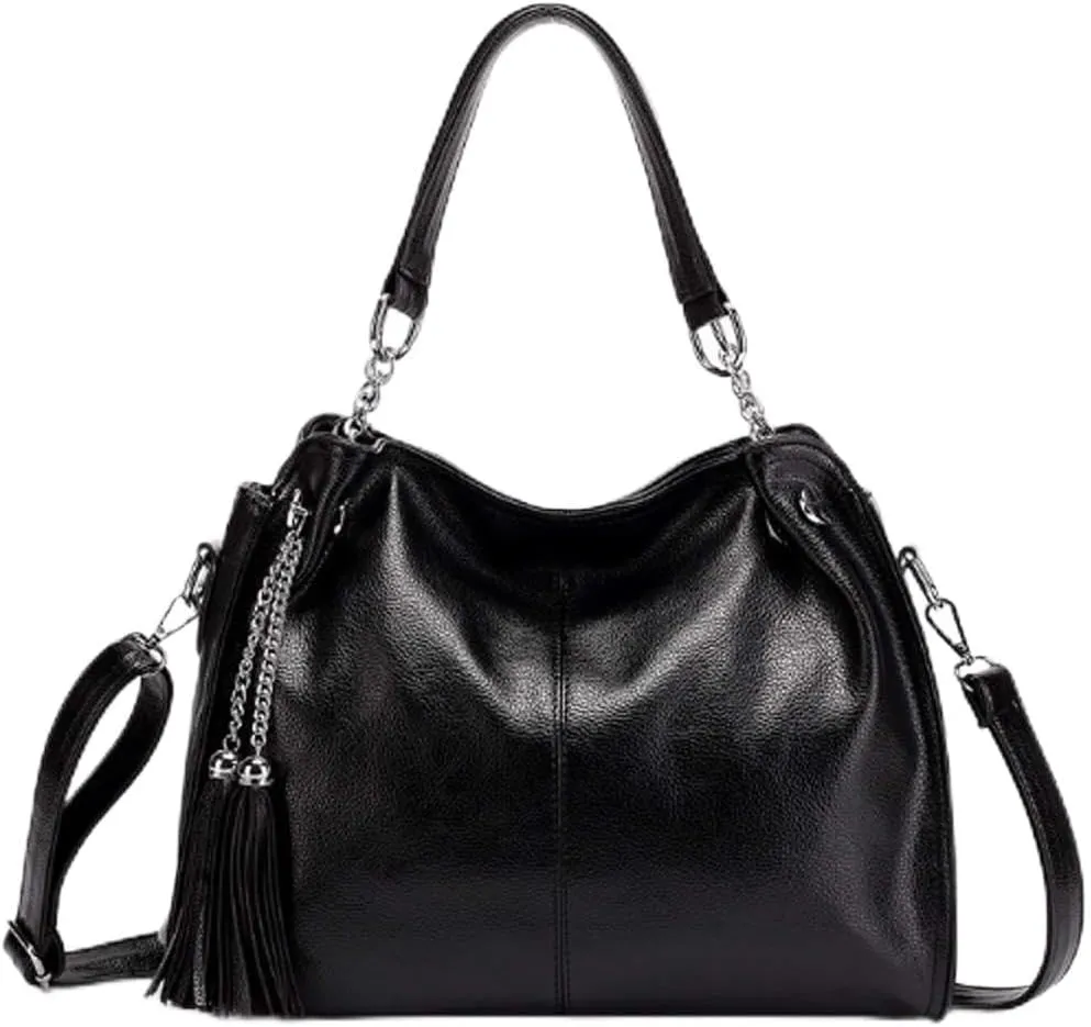 ZiMing Women Handbag Soft PU Leather Fashion Shoulder Bag Large Capacity Crossbody Bag